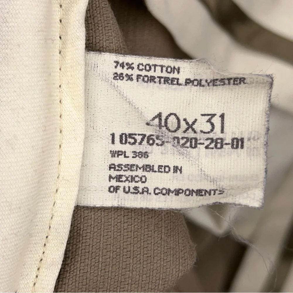 40X31 Haggar Vintage 90s Beige Tan Corduroy Dress Pants Academia